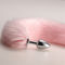 Штепсельная вилка RoHS белой розовой штепсельной вилки батта кабеля Fox алюминиевая анальная